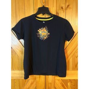 Ski-Doo BRP Black Short Sleeve T Shirt Size Juniors Large (8925)